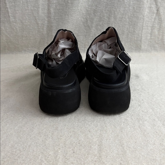 Lofina Chunky Leather Platform Wedge Sandal - Picture 4 of 8